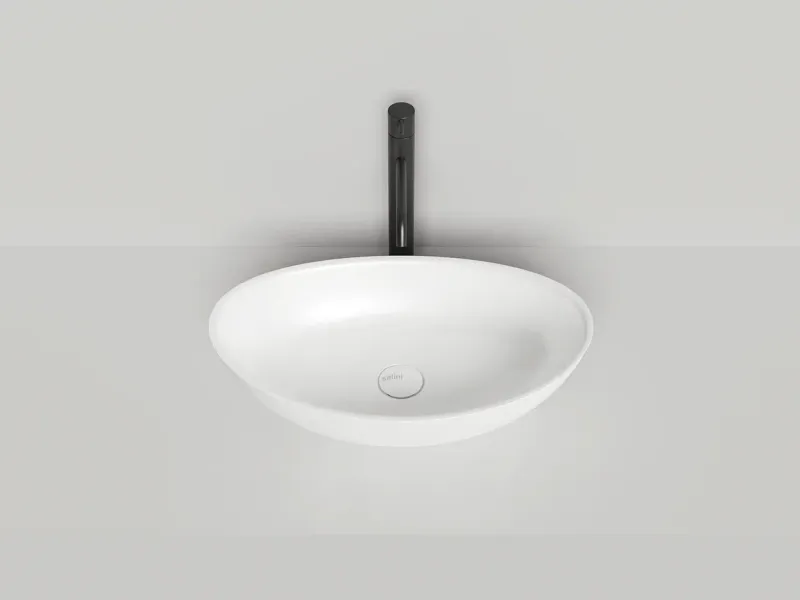 Накладная раковина Salini Noemi S-Sense 1101103G 56см белый глянцевый