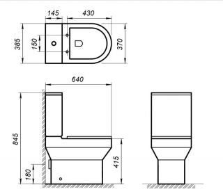 Бачок для унитаза BelBagno Norma BB339T Бачок для унитаза BelBagno Norma BB339T