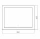 Зеркало Silver Mirrors Norma Neo 80см белый LED-00002419