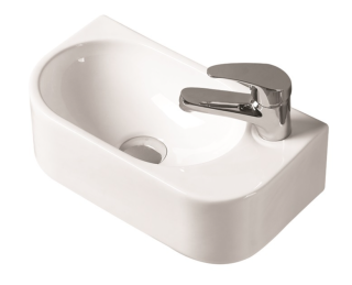 Раковина накладная SantiLine SL-2014L 40см левая белый Раковина накладная SantiLine SL-2014L 40см левая белый