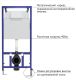 Инсталляция для унитаза Berges Novum 040264 с белой Soft Touch кнопкой O4