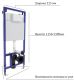 Инсталляция для унитаза Berges Novum 040264 с белой Soft Touch кнопкой O4