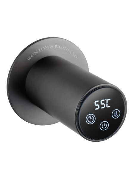 Полотенцесушитель электрический встраиваемый Wonzon & Woghand Dortmund WW-A363-GM 58x55 см с внутренней частью тёмный графит