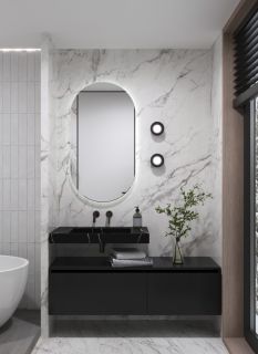 Раковина Armadi Art Flat 859-080-NM 80 см nero marquina Раковина Armadi Art Flat 859-080-NM 80 см nero marquina