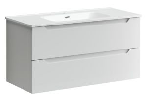 Подвесная тумба под раковину Sancos Norma 2.0 NR2.0100W 100см белый глянец