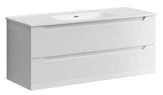Подвесная тумба под раковину Sancos Norma 2.0 NR2.0120-1W 120см белый глянец Подвесная тумба под раковину Sancos Norma 2.0 NR2.0120-1W 120см белый глянец