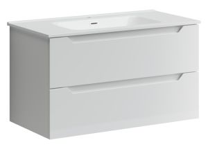 Подвесная тумба под раковину Sancos Norma 2.0 NR2.090W 90см белый глянец