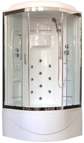 Душевая кабина Royal Bath NRW стекло прозрачное 90x90см RB90NRW-T-CH