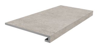 Керамогранит Kerama Marazzi KM8080G0041RGCF Ступень клееная фронтальная Портленд серый матовый обрезной 33x80x0,9