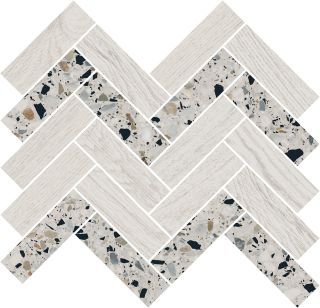 Декор Kerama Marazzi T042\SG5268 Монтиони мозаичный белый 34x35.5x0,9