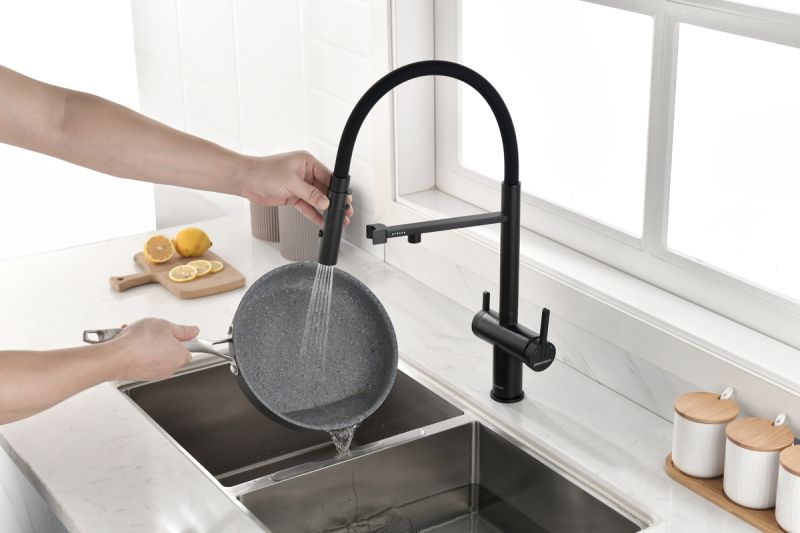 Смеситель для кухни Paulmark Gravity Gr213188-401 антрацит Смеситель для кухни Paulmark Gravity Gr213188-401 антрацит