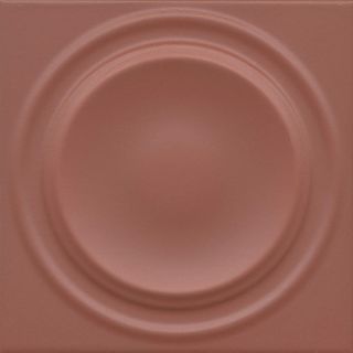 Декор Kerama Marazzi OBE003 Аква Альта 2 красный матовый структура 20x20x0,95