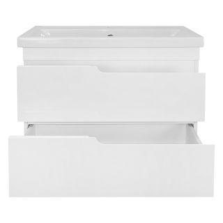 Тумба с раковиной Azario Kantri CS00097255 80 см белый глянец