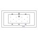 Гидромассажная ванна WHITECROSS Savia Duo 0103.170080.100.RELAX.WH 170x80 Relax белый