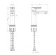 Смеситель для раковины Wonzon & Woghand WW-H1032-BG брашированное золото