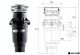 Измельчитель пищевых отходов Bone Crusher ВС 810 AS-Slim Line