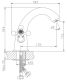 Смеситель для раковины Haiba HB1019-5 сатин