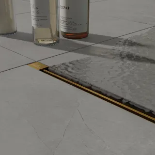 Душевой трап Roxenbath Razor Gold 910100GB 80 см золото