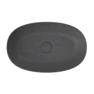 Раковина Kerama Marazzi Плаза KMPLWb60MBlSt0 60 см чёрный камень