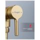 Гигиенический душ со смесителем Raglo R20.54.03 золотой сатин