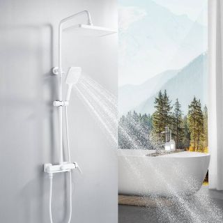Душевая стойка Shevanik S9936C белый Душевая стойка Shevanik S9936C белый