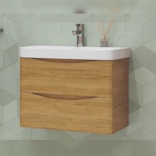Тумба под раковину подвесная Velvex Clay tp.CLA.9595.70.2Y дуб верона, 70 см Тумба под раковину подвесная Velvex Clay tp.CLA.9595.70.2Y дуб верона, 70 см