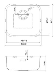 Кухонная мойка IDDIS Mate MAT49S0i77 49см сталь
