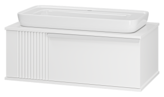 Тумба с раковиной Brevita Savoy УТ000014905 белый 90 см