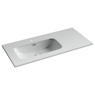 Раковина мебельная Ceramicanova Элемент (Element) CN7003L 101 см белый