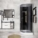Душевая кабина Niagara Eco E80/13/TN 80x80 см профиль хром стекло тонированное