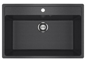 Кухонная мойка Ulgran Classic U-600-308 чёрный