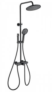 Душевая стойка Wonzon & Woghand Muse Selesta WW-B4113-MB с термостатом чёрный матовый Душевая стойка Wonzon & Woghand Muse Selesta WW-B4113-MB с термостатом чёрный матовый