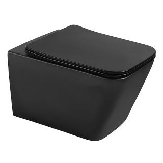 Унитаз подвесной Azario Dezi AZ-W05-SB безободковый торнадо чёрный матовый