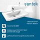 Мебельная раковина Santek Миранда 1WH302251 80 см белый