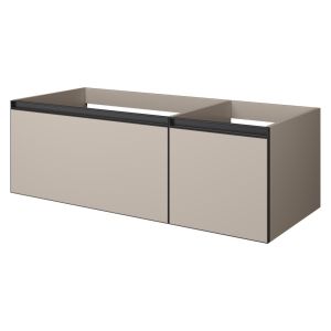 Тумба под раковину Armadi Art Quatro 790-M2-120-D-A 120 см бежевый/антрацит