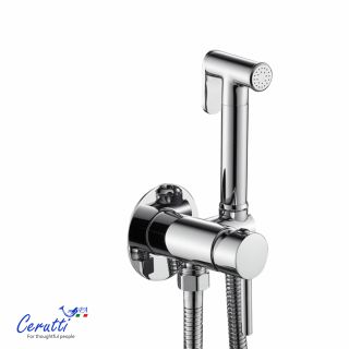 Гигиенический душ со смесителем Ceruttispa БРАЙС SH (BRAIES SH) CT12119 хром