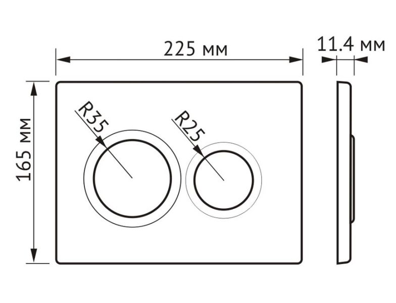 Комплект Berges 4в1 043249: инсталляция NOVUM 525 кнопка O3 хром глянец унитаз EGO Rimless сидение Okus Slim SO