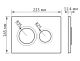 Комплект Berges 4в1 043249: инсталляция NOVUM 525 кнопка O3 хром глянец унитаз EGO Rimless сидение Okus Slim SO