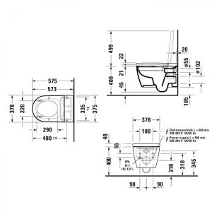 Унитаз Duravit Starck F 650001012004310 подвесной белый