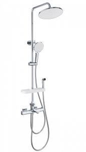 Душевая стойка Wonzon & Woghand Solid WW-C3011-A1-CR с термостатом хром