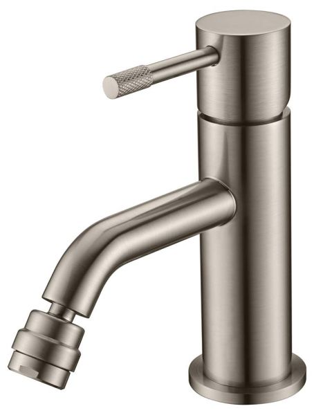 Смеситель для биде Boheme Uno 466-NB никель брашированный Смеситель для биде Boheme Uno 466-NB никель брашированный