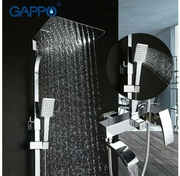 Душевая стойка Gappo G2407-11 хром Душевая стойка Gappo G2407-11 хром