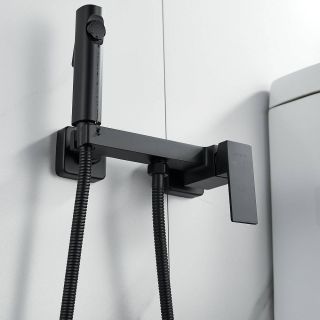 Гигиенический душ со смесителем Shevanik S9605H-1 чёрный Гигиенический душ со смесителем Shevanik S9605H-1 чёрный