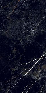 Керамогранит Realistik Обсидиан черный зеркальный глянец 84855, 60х120 (1,44)