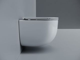 Унитаз подвесной Ceramicanova Вога (Voga) CN4012T торнадо 3.0 белый