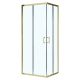 Душевой уголок Azario Vienna AZ-R36-100-BGL-CL 100x100 см профиль брашированное золото стекло прозрачное