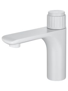 Смеситель для раковины Wonzon & Woghand Click WW-A40412-MW белый матовый