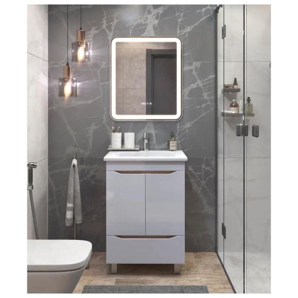 Тумба под раковину напольная Vigo Grani tn.GRI.ELI.60.2D.1Y 60 см дуб золотой