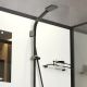 Душевая кабина Niagara Standart ST120/90/15Q/BL/BK 120x90 см профиль чёрный стекло прозрачное