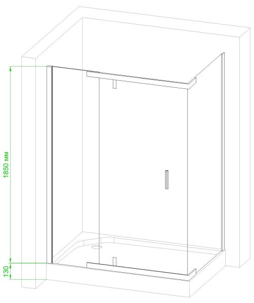 Душевой уголок Royal Bath HPV RB80HPV-T 80x80см белый